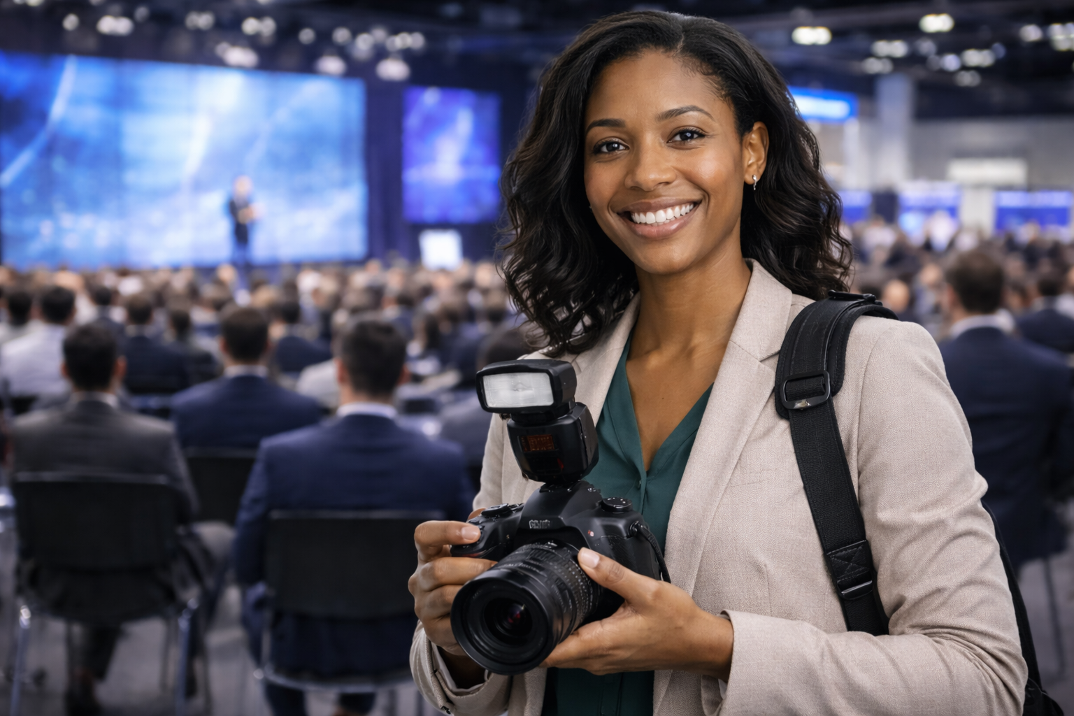 Corporate event photography coverage at multi-day conference