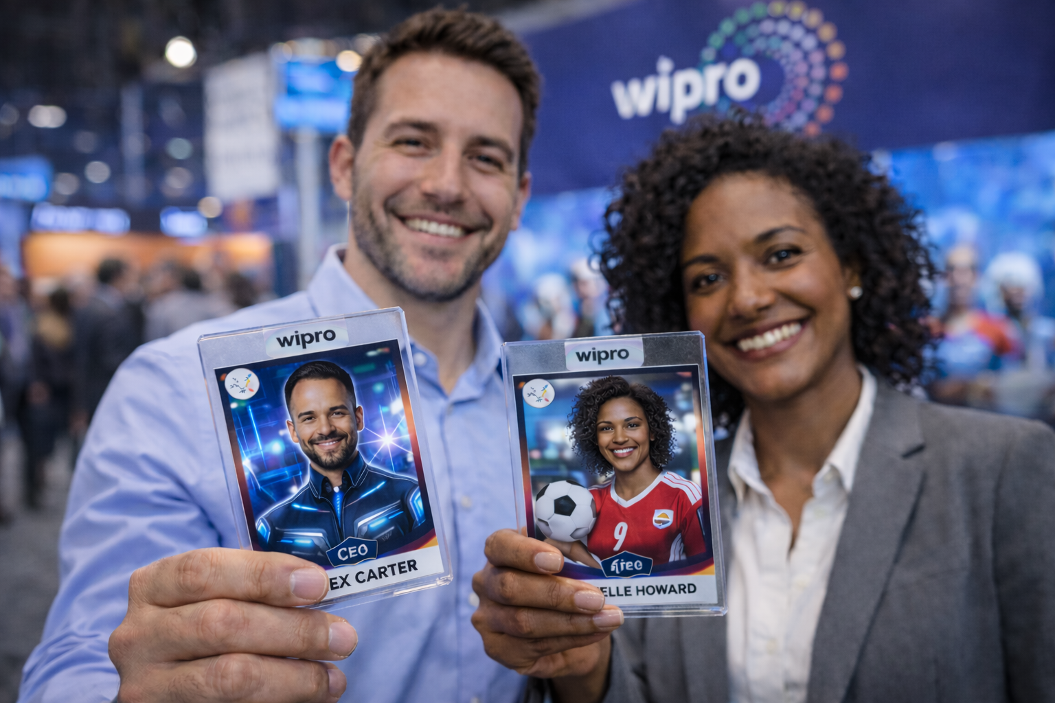 wipro ai trading card activation corporate event.png